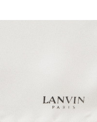 Белый шелковый нагрудный платок от Lanvin