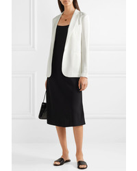 Женский белый шелковый пиджак от Theory