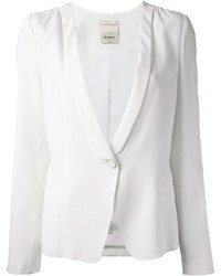 Женский белый шелковый пиджак от Pinko