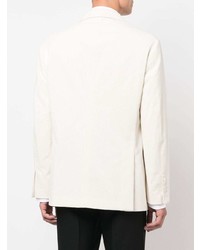 Мужской белый шелковый пиджак от Brunello Cucinelli
