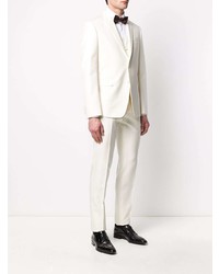 Мужской белый шелковый пиджак от Reveres 1949