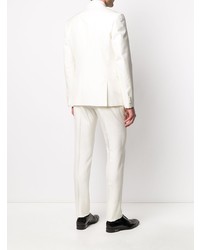 Мужской белый шелковый пиджак от Reveres 1949
