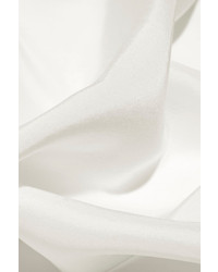 Женский белый шелковый шарф от Lanvin