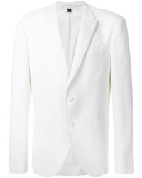 Белый шерстяной пиджак