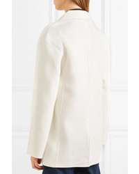 Женский белый шерстяной пиджак от Rejina Pyo