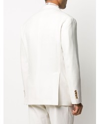 Мужской белый шерстяной пиджак от Brunello Cucinelli