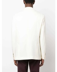 Мужской белый шерстяной пиджак от Brunello Cucinelli