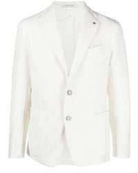 Мужской белый шерстяной пиджак от Tagliatore