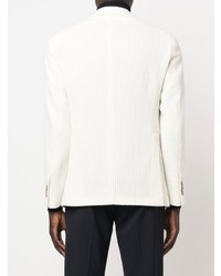 Мужской белый шерстяной пиджак от Tagliatore