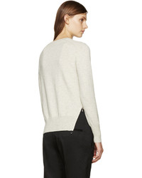 Женский белый шерстяной свитер от Etoile Isabel Marant