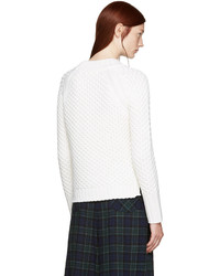 Женский белый шерстяной свитер от Rag & Bone