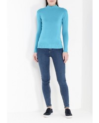 Женская бирюзовая водолазка от Milanika