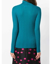 Женская бирюзовая водолазка от M Missoni