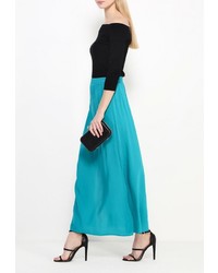Бирюзовая длинная юбка от Motivi