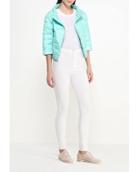 Женская бирюзовая куртка-пуховик от B.Style