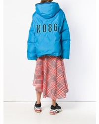 Женская бирюзовая куртка-пуховик от Khrisjoy