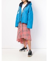 Женская бирюзовая куртка-пуховик от Khrisjoy