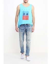 Мужская бирюзовая майка от Quiksilver