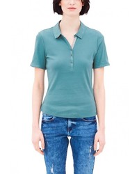 Женская бирюзовая рубашка поло от s.Oliver