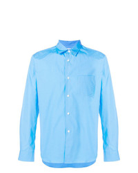 Мужская бирюзовая рубашка с длинным рукавом от Comme Des Garçons Shirt Boys