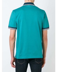 Мужская бирюзовая футболка-поло от Brioni