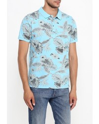 Мужская бирюзовая футболка-поло от Fresh Brand