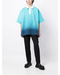 Мужская бирюзовая футболка-поло от Botter