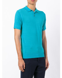 Мужская бирюзовая футболка-поло от Sottomettimi