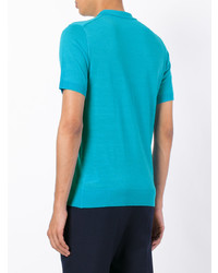 Мужская бирюзовая футболка-поло от Sottomettimi