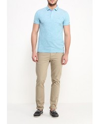Мужская бирюзовая футболка-поло от Tom Farr