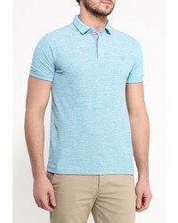 Мужская бирюзовая футболка-поло от Tom Farr