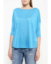 Женская бирюзовая футболка с длинным рукавом от Troll