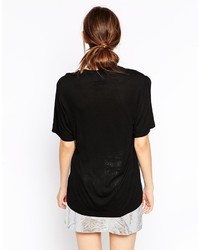 Женская бирюзовая футболка с круглым вырезом с принтом от Antipodium