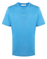Мужская бирюзовая футболка с круглым вырезом от 1017 Alyx 9Sm