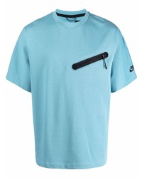 Мужская бирюзовая футболка с круглым вырезом от Nike