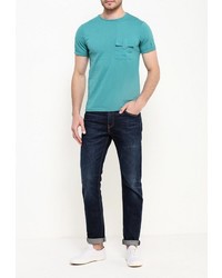 Мужская бирюзовая футболка от Another Influence