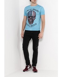 Мужская бирюзовая футболка от Fresh Brand