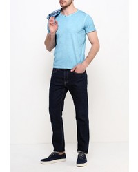 Мужская бирюзовая футболка от Fresh Brand