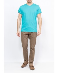 Мужская бирюзовая футболка от GREG