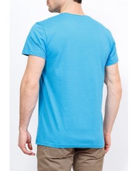 Мужская бирюзовая футболка от GREG