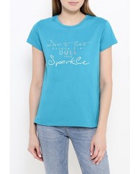 Женская бирюзовая футболка от Modis