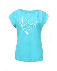 Женская бирюзовая футболка от Modis