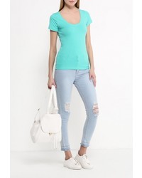 Женская бирюзовая футболка от Piazza Italia