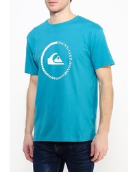 Мужская бирюзовая футболка от Quiksilver