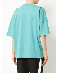 Мужская бирюзовая футболка от Monkey Time