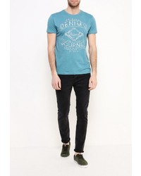 Мужская бирюзовая футболка от Solid