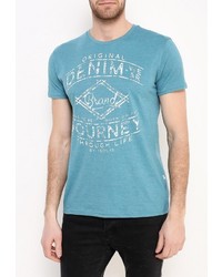 Мужская бирюзовая футболка от Solid