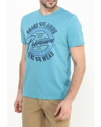 Мужская бирюзовая футболка от Tom Tailor