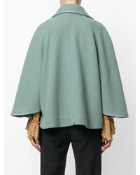 Женская бирюзовая шерстяная куртка от Chloé