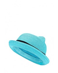Женская бирюзовая шляпа